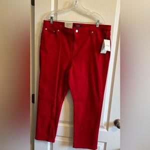 NWT Ralph Lauren Cropped pants Size 18W